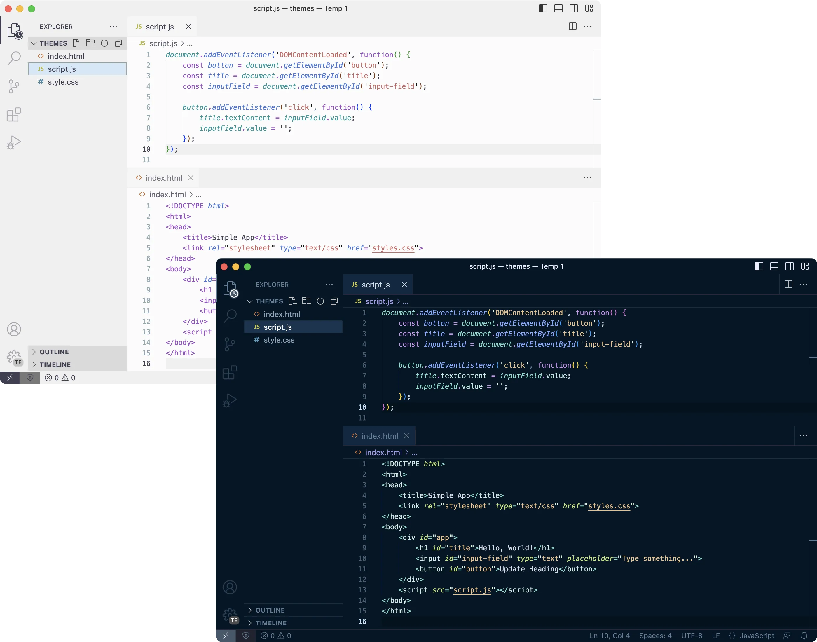 Night Owl VSCode Theme