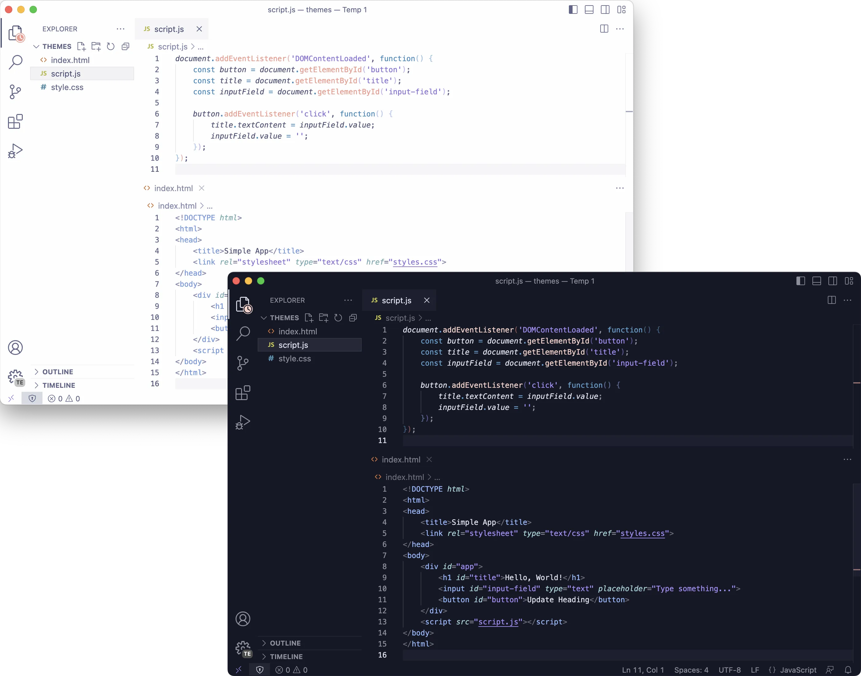 Serendipity VSCode Theme