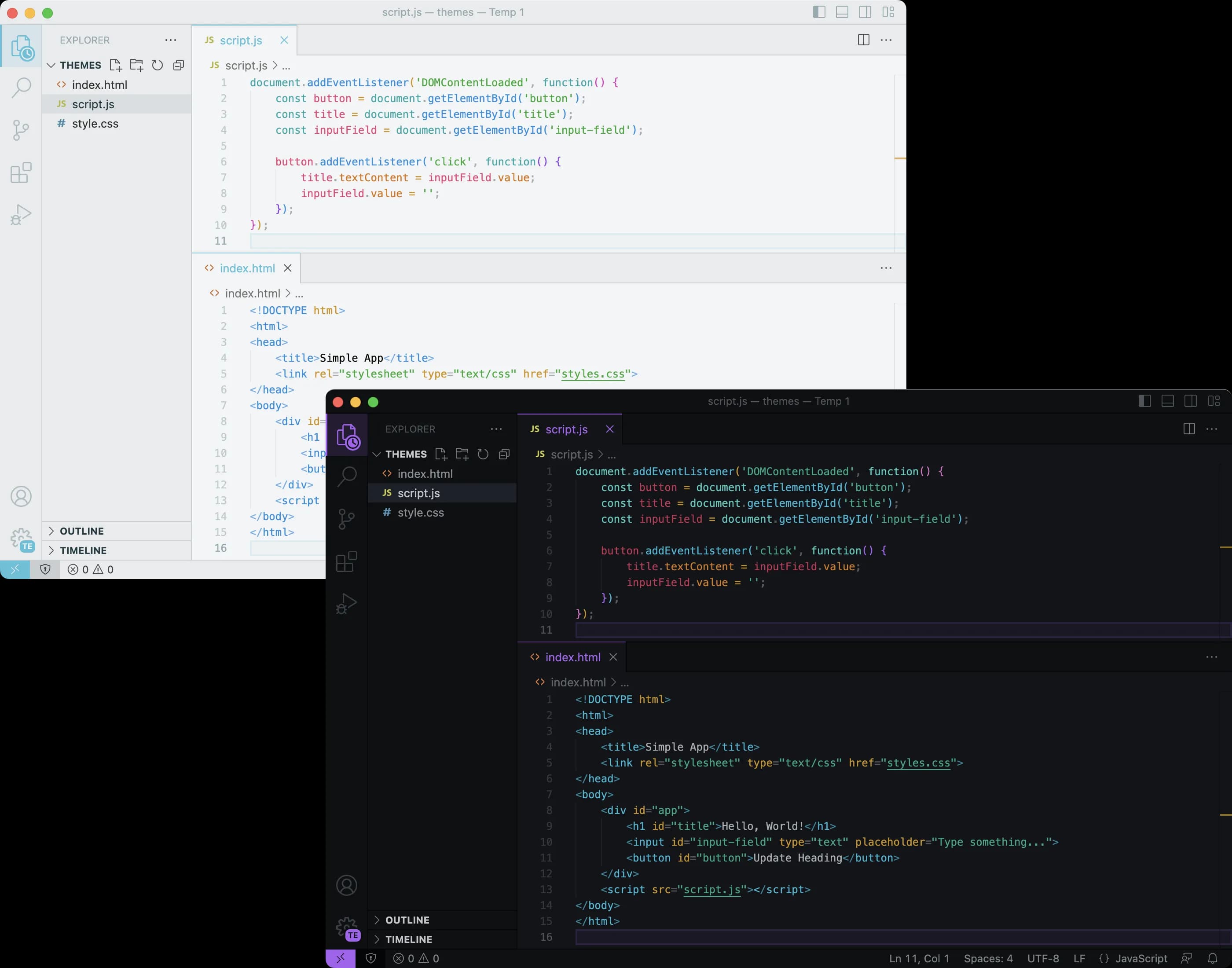 Bearded VSCode theme