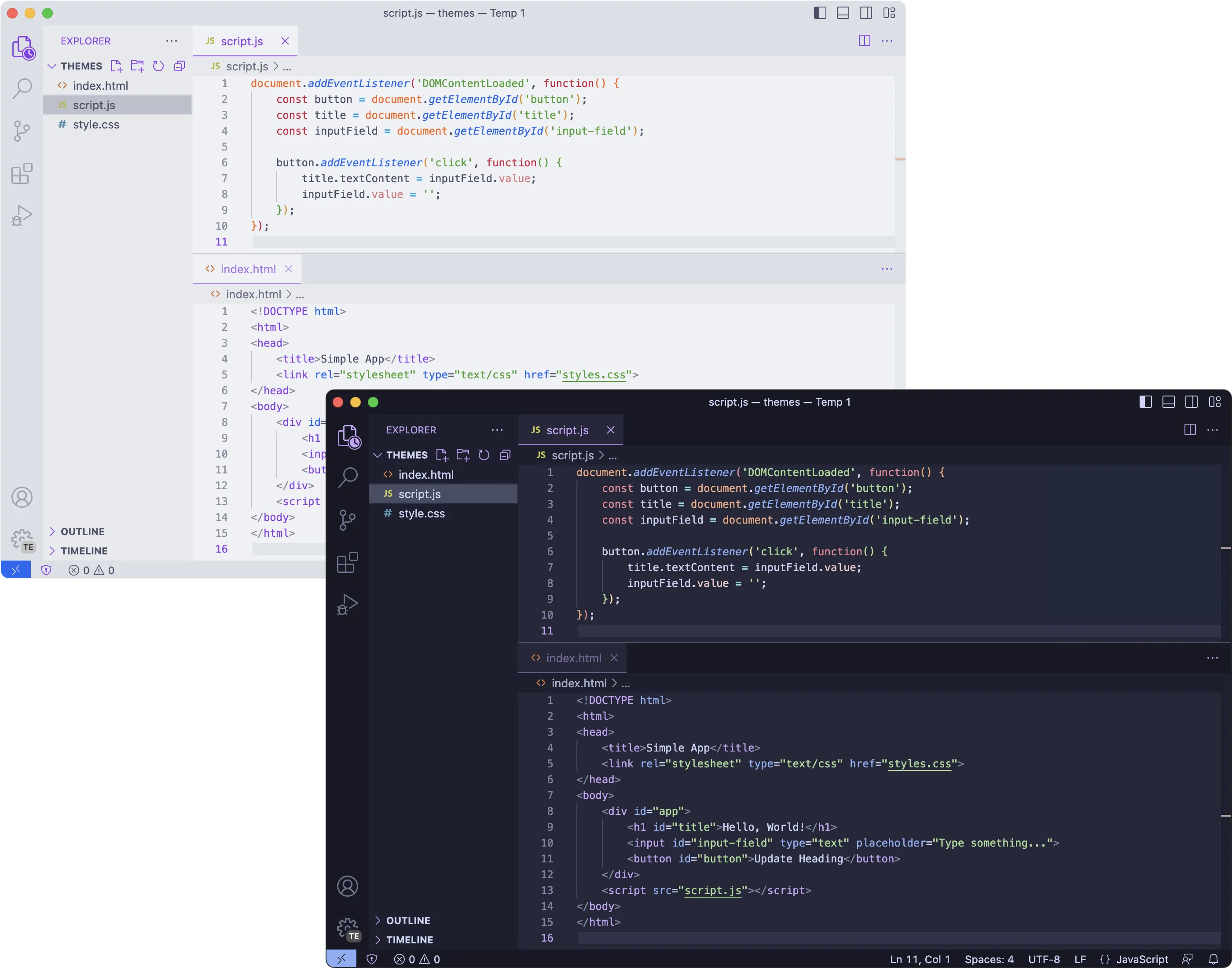 Catppuccin VSCode Theme