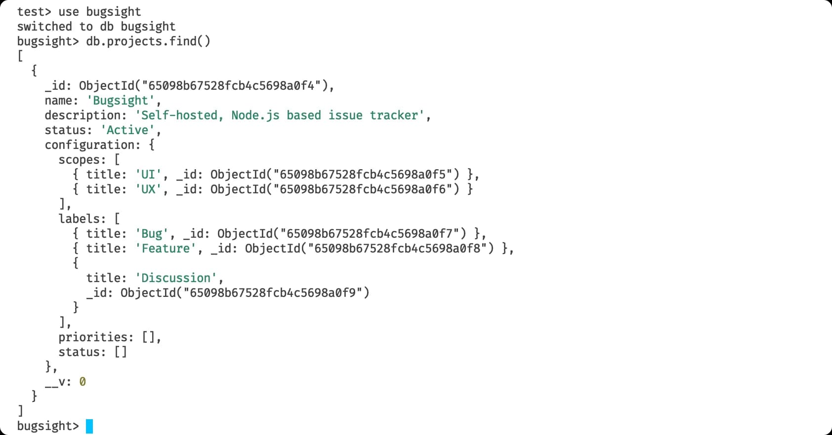Visualizing MongoDB Database using MongoDB Shell (mongosh)