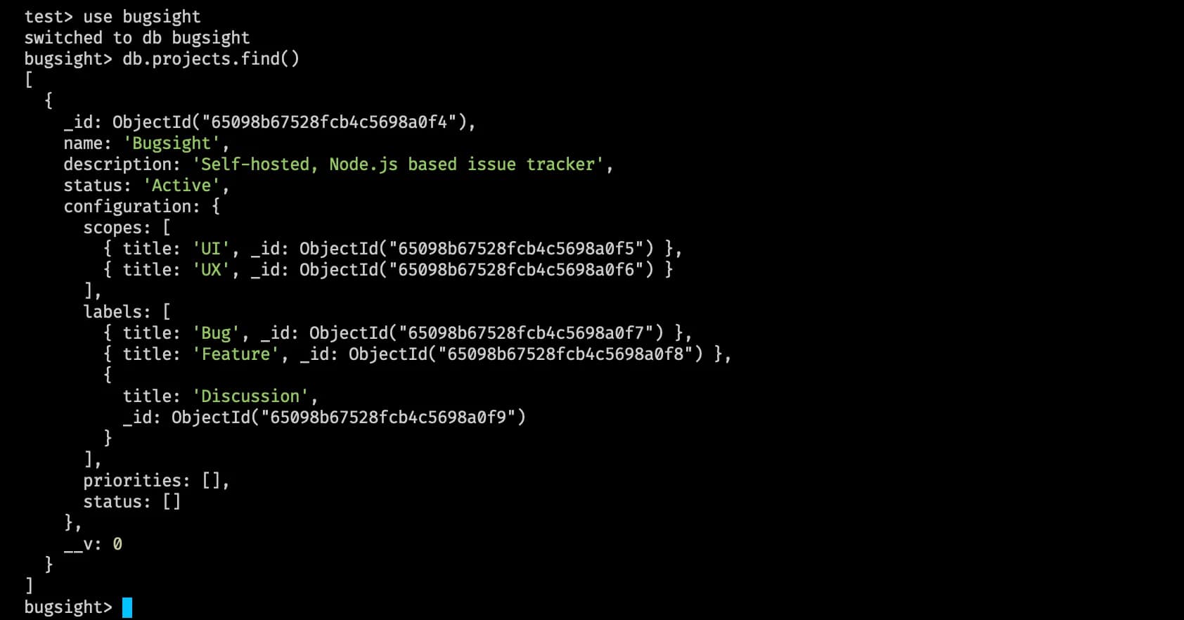 Visualizing MongoDB Database using MongoDB Shell (mongosh)