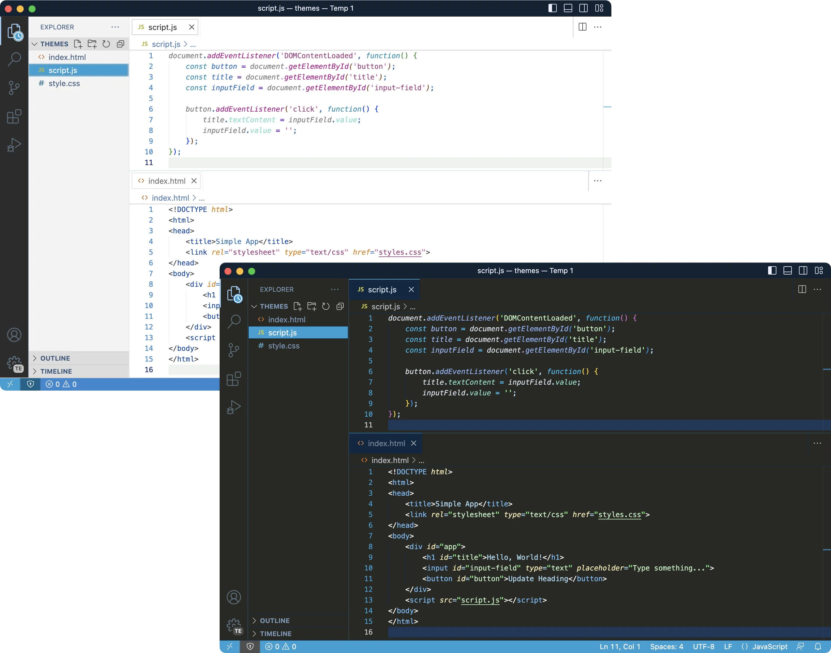 Winter is Coming VSCode Theme